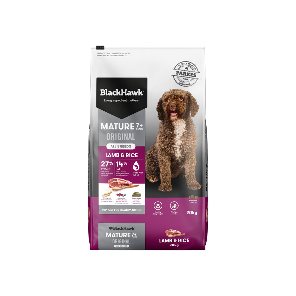BLACK HAWK Mature Lamb & Rice