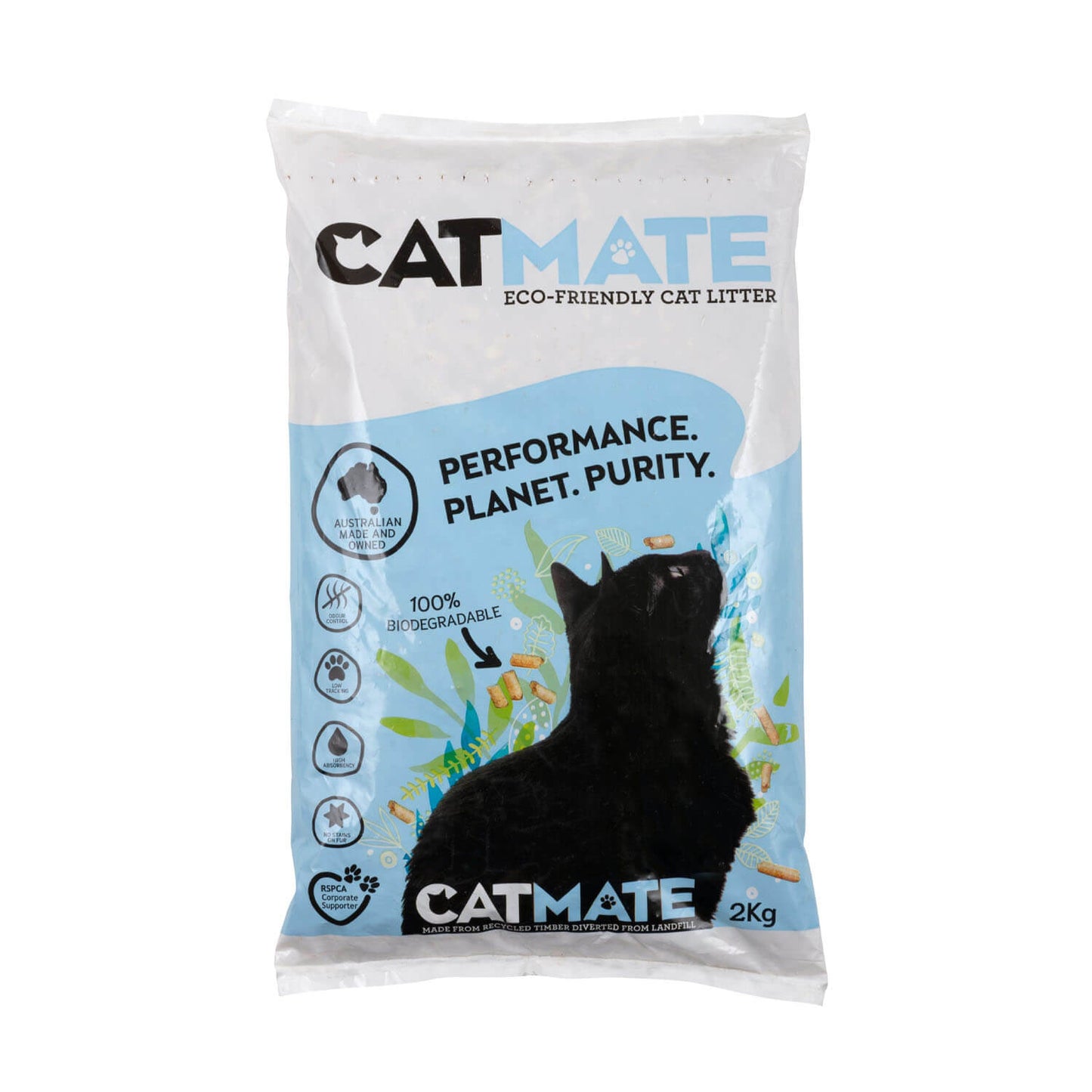 CATMATE Wood Pellet Cat Litter