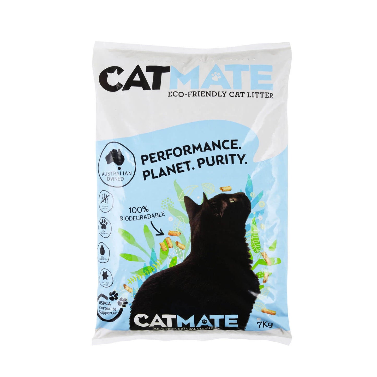 CATMATE Wood Pellet Cat Litter