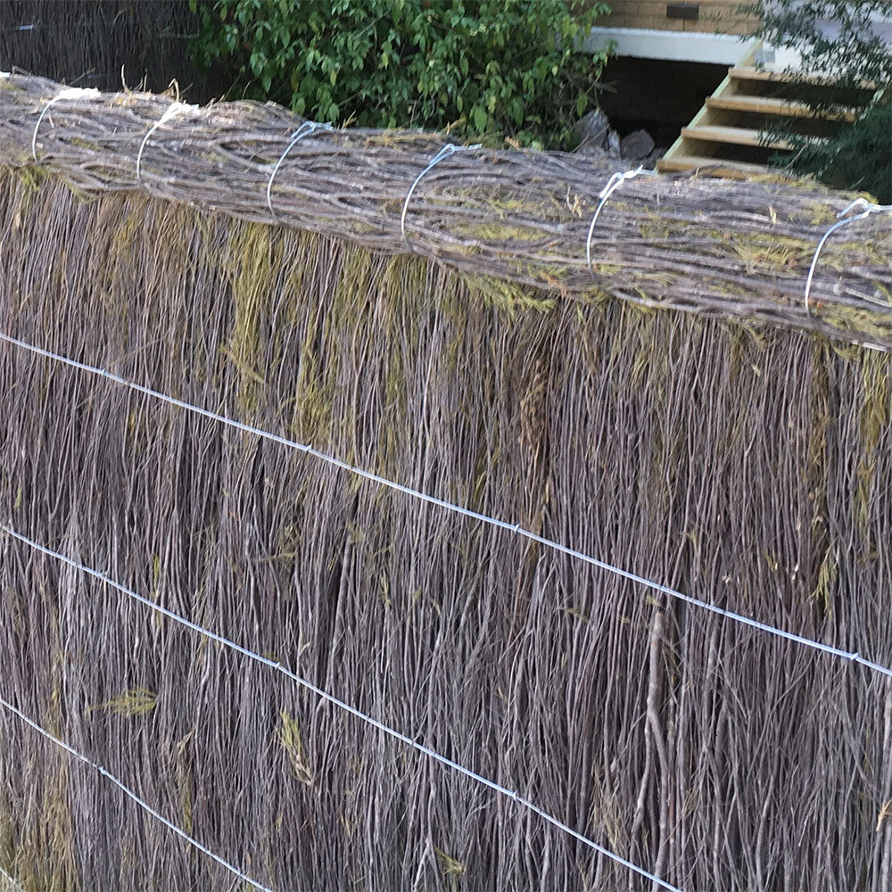 SOLOMIT Brushwood Fence Panel Roll Cap