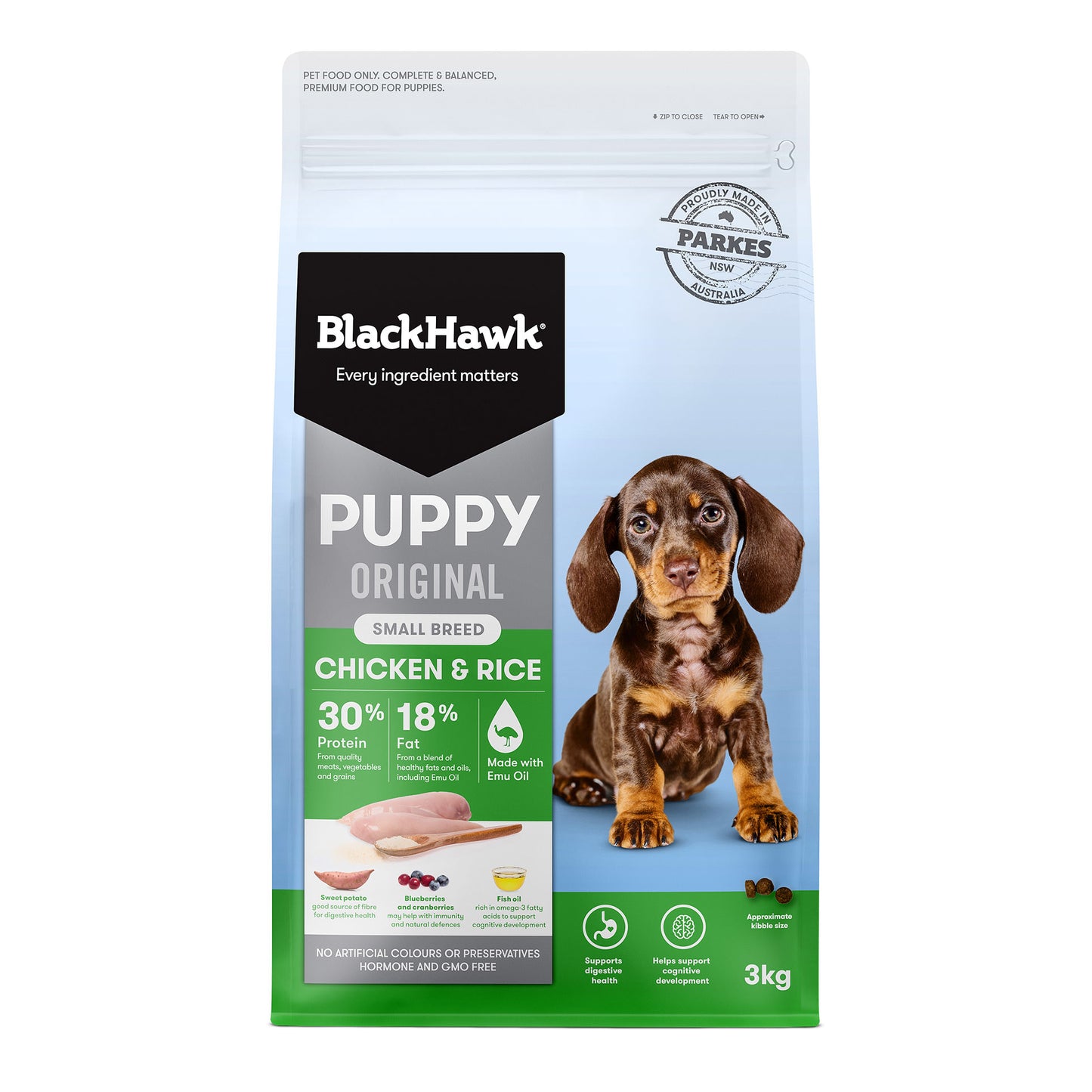 BLACK HAWK Original Puppy Small Breed Chicken & Rice