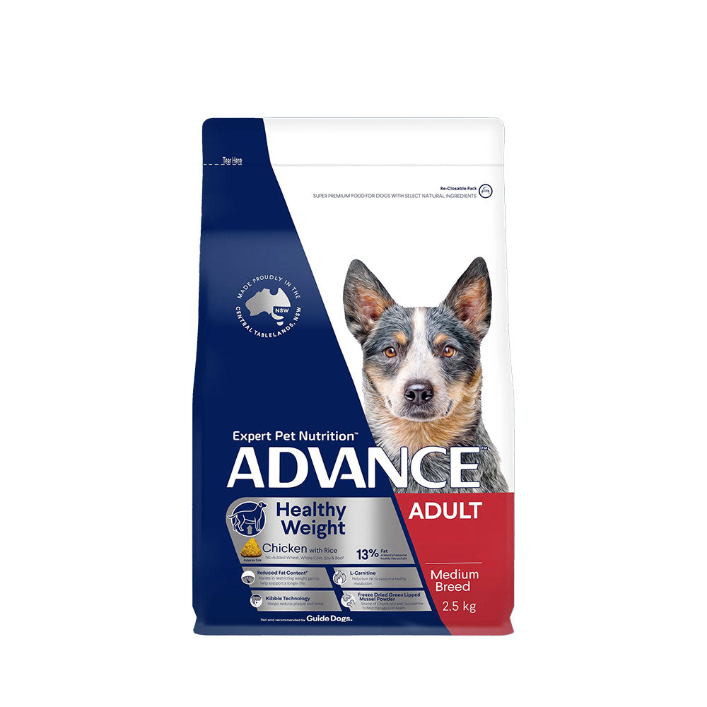 ADVANCE Healthy Weight Adult Medium Breed Chicken with Rice Dry Dog Food