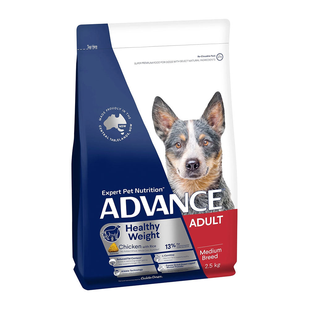 ADVANCE Healthy Weight Adult Medium Breed Chicken with Rice Dry Dog Food