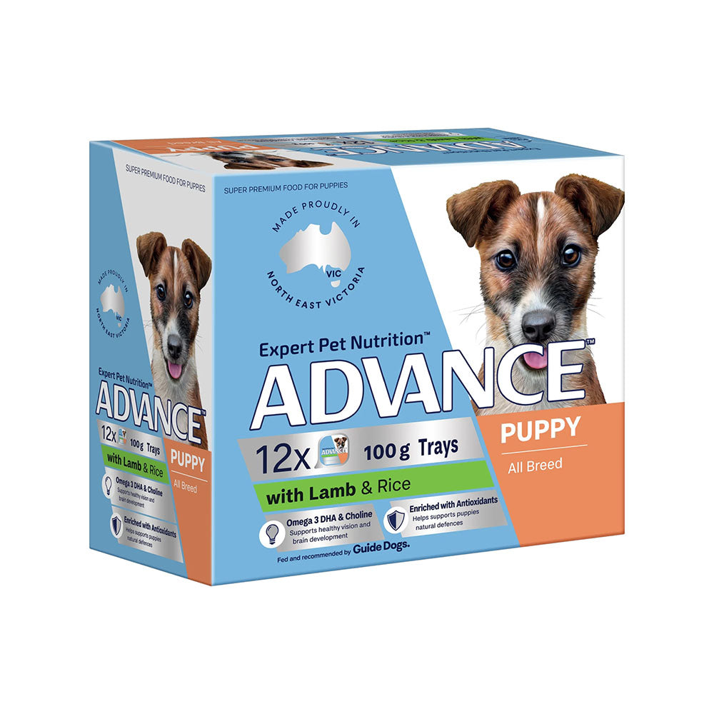 ADVANCE Puppy Lamb and Rice Trays Wet Dog Food