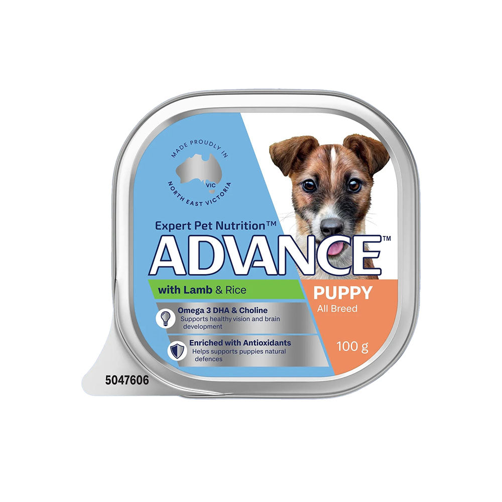 ADVANCE Puppy Lamb and Rice Trays Wet Dog Food