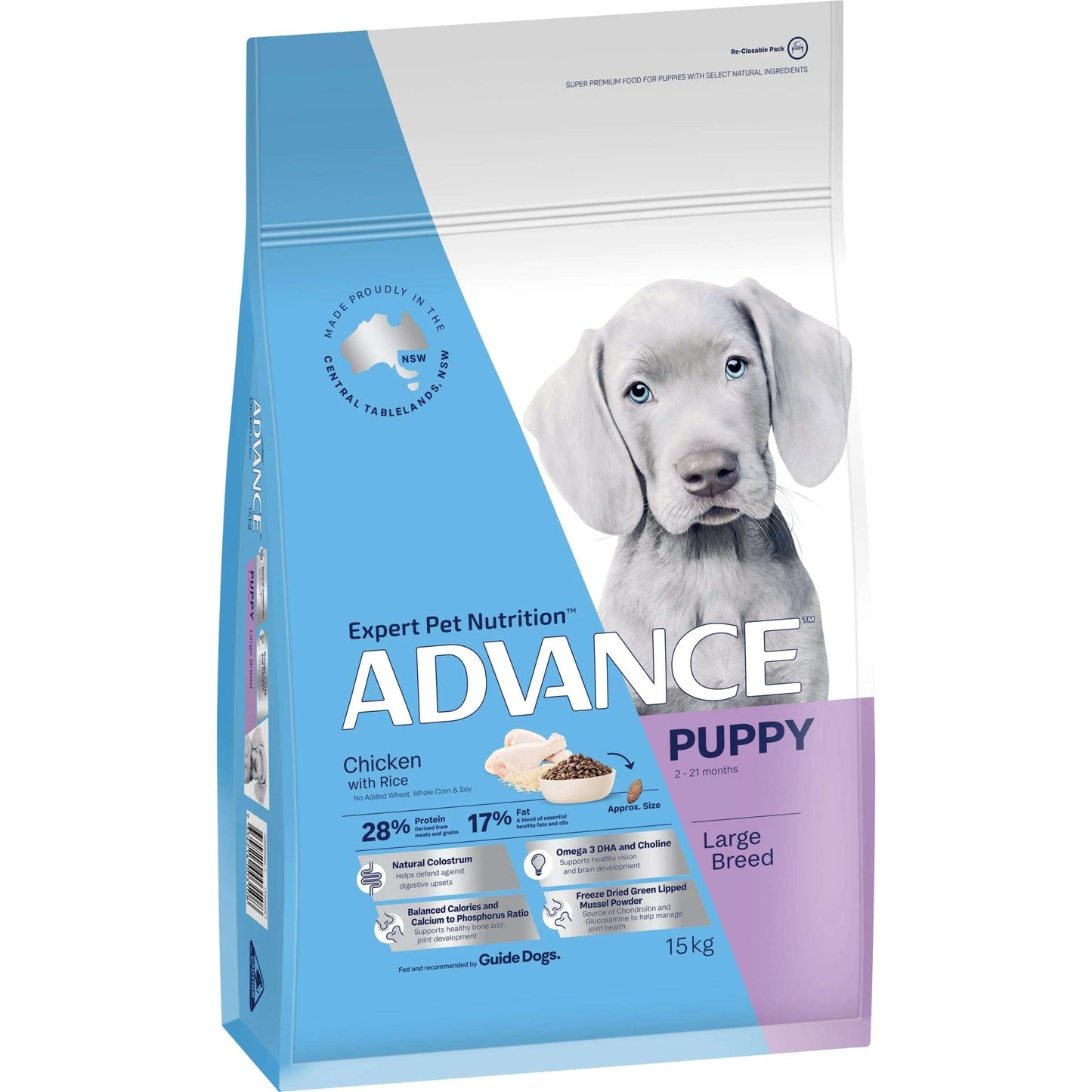 ADVANCE Puppy Large Breed Chicken with Rice Dry Dog Food