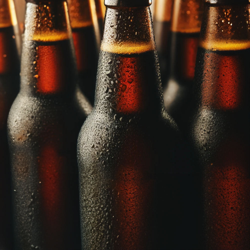 Amber Flip Top Bottle 500ml - Case of 12