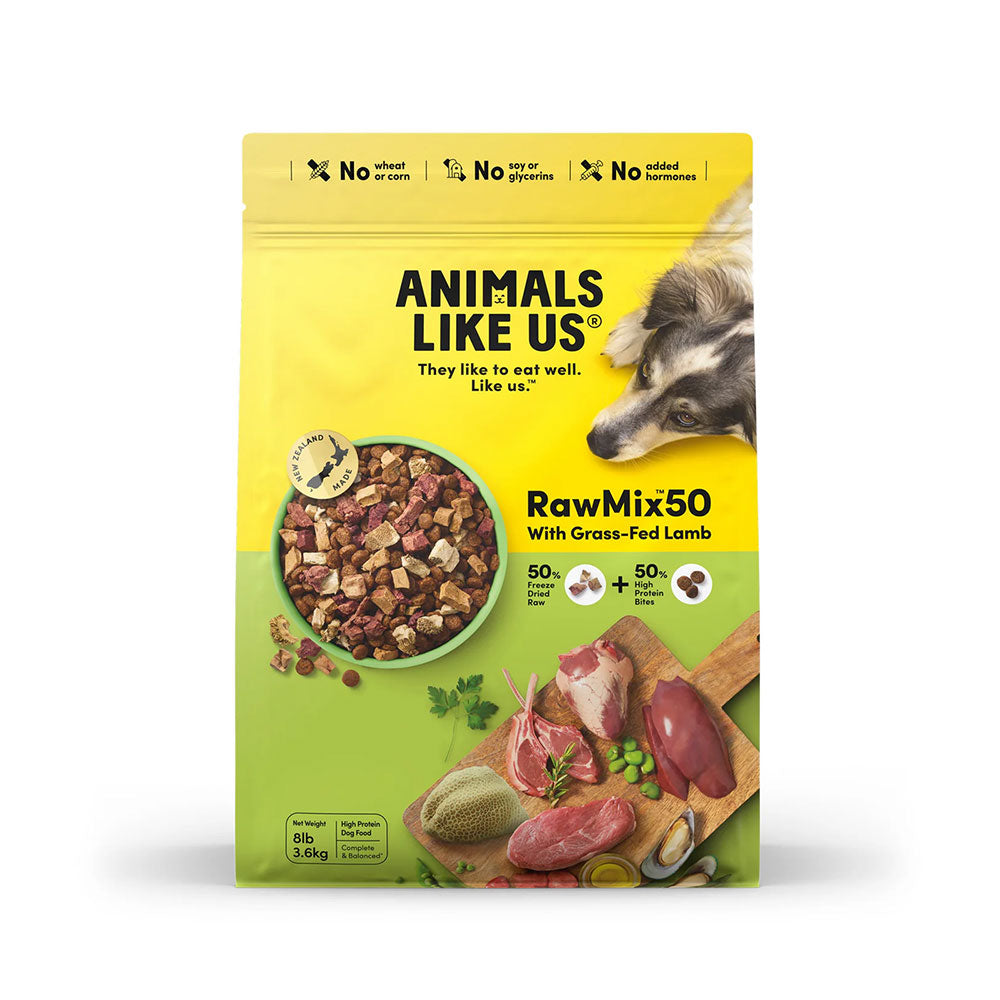 ANIMALS LIKE US RawMix50 with Grass-Fed Lamb