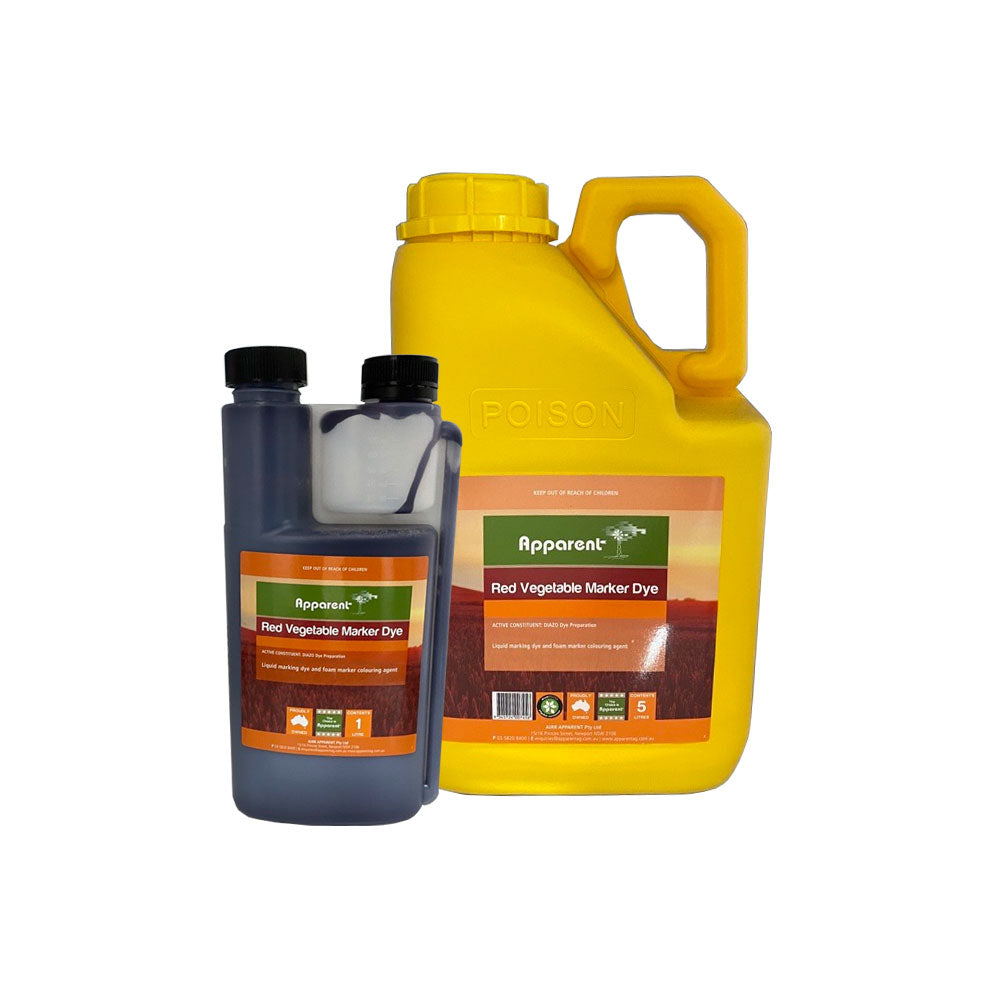 herbicide marking dye APPARENT Red Vegetable Marking Dye