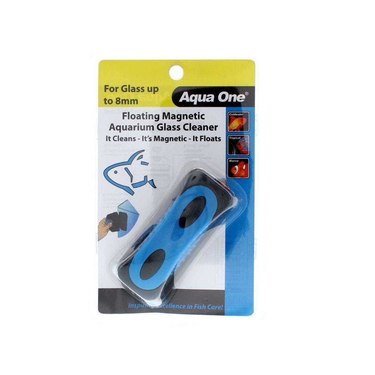 AQUA ONE Floating Magnetic Glass Cleaner