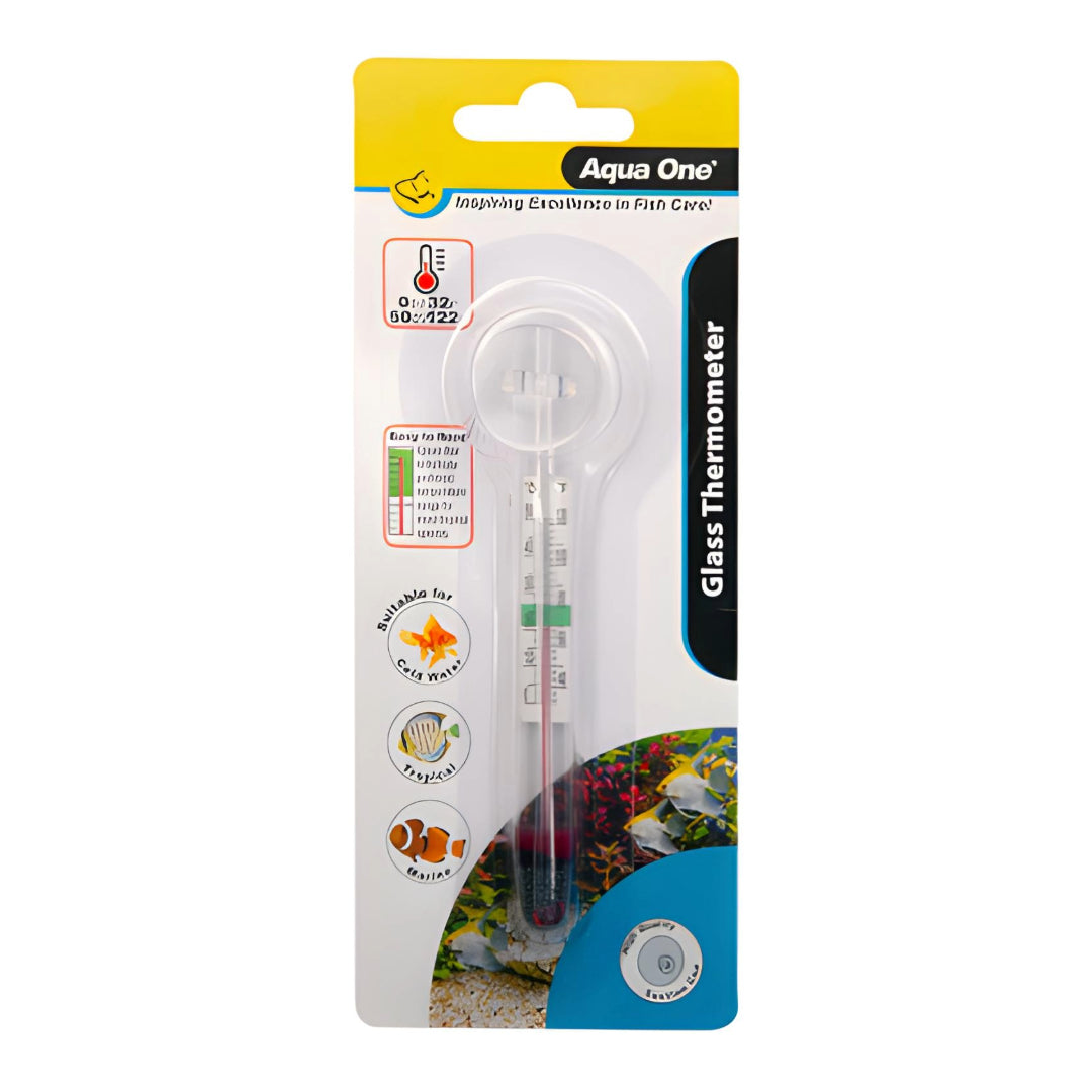 AQUA ONE Glass Thermometer