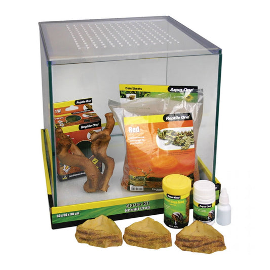 AQUA ONE Hermit Crab Glass Starter Kit