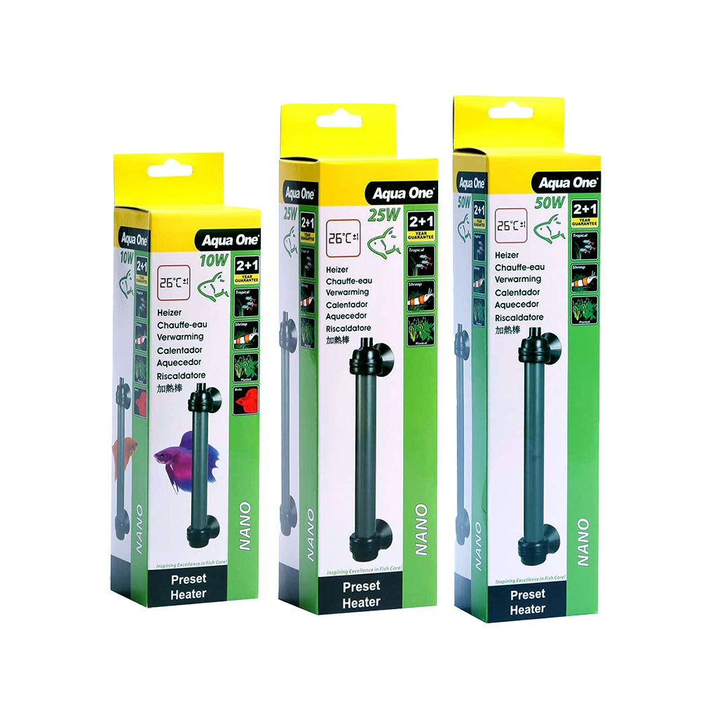 AQUA ONE Nano Plastic Preset Heater