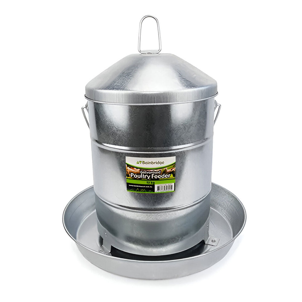 BAINBRIDGE Galvanised Poultry Feeder