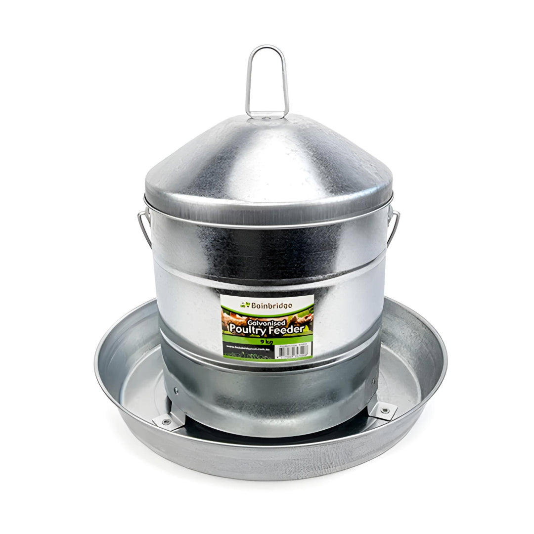 BAINBRIDGE Galvanised Poultry Feeder