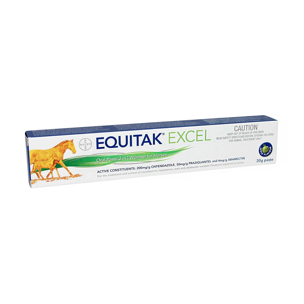 BAYER Equitak Excel Oral Paste 3 in 1 Wormer For Horses