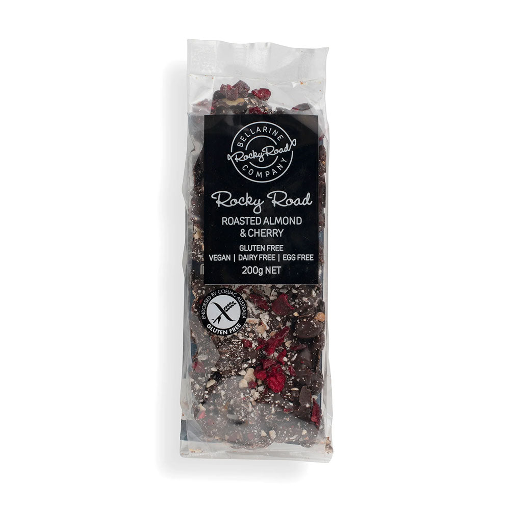 BELLARINE BROWNIE COMPANY Roasted Almond & Cherry Rocky Road