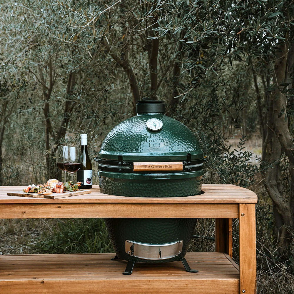 BIG GREEN EGG Large Acacia Table Package
