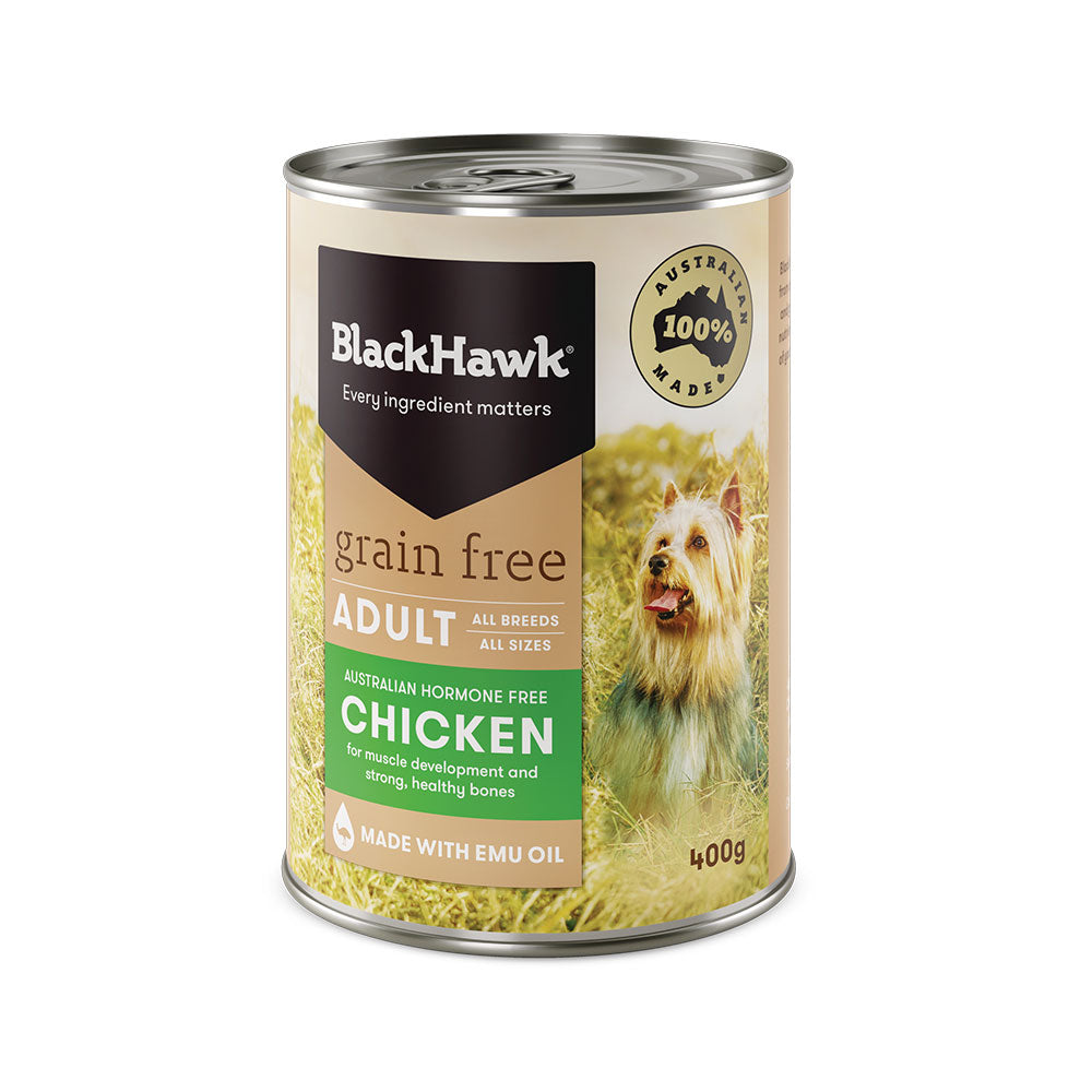 BLACK HAWK Grain Free Chicken Wet Adult Dog Food