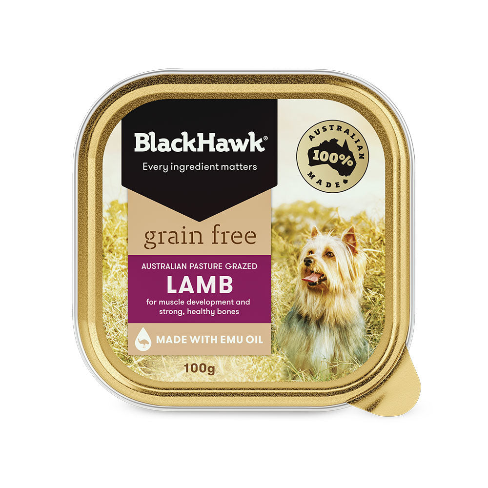 BLACK HAWK Grain Free Lamb Wet Adult Dog Food