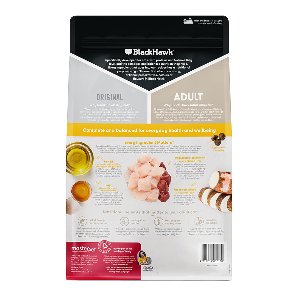 BLACK HAWK Chicken Original Adult Cat Food