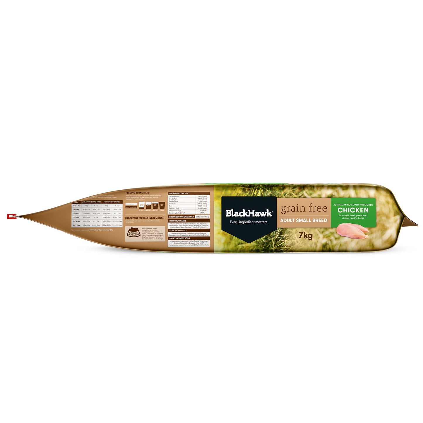 BLACK HAWK Grain Free Adult Small Breed Chicken - 2.5kg