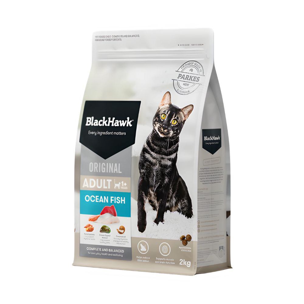 BLACK HAWK Ocean Fish Original Adult Cat Food