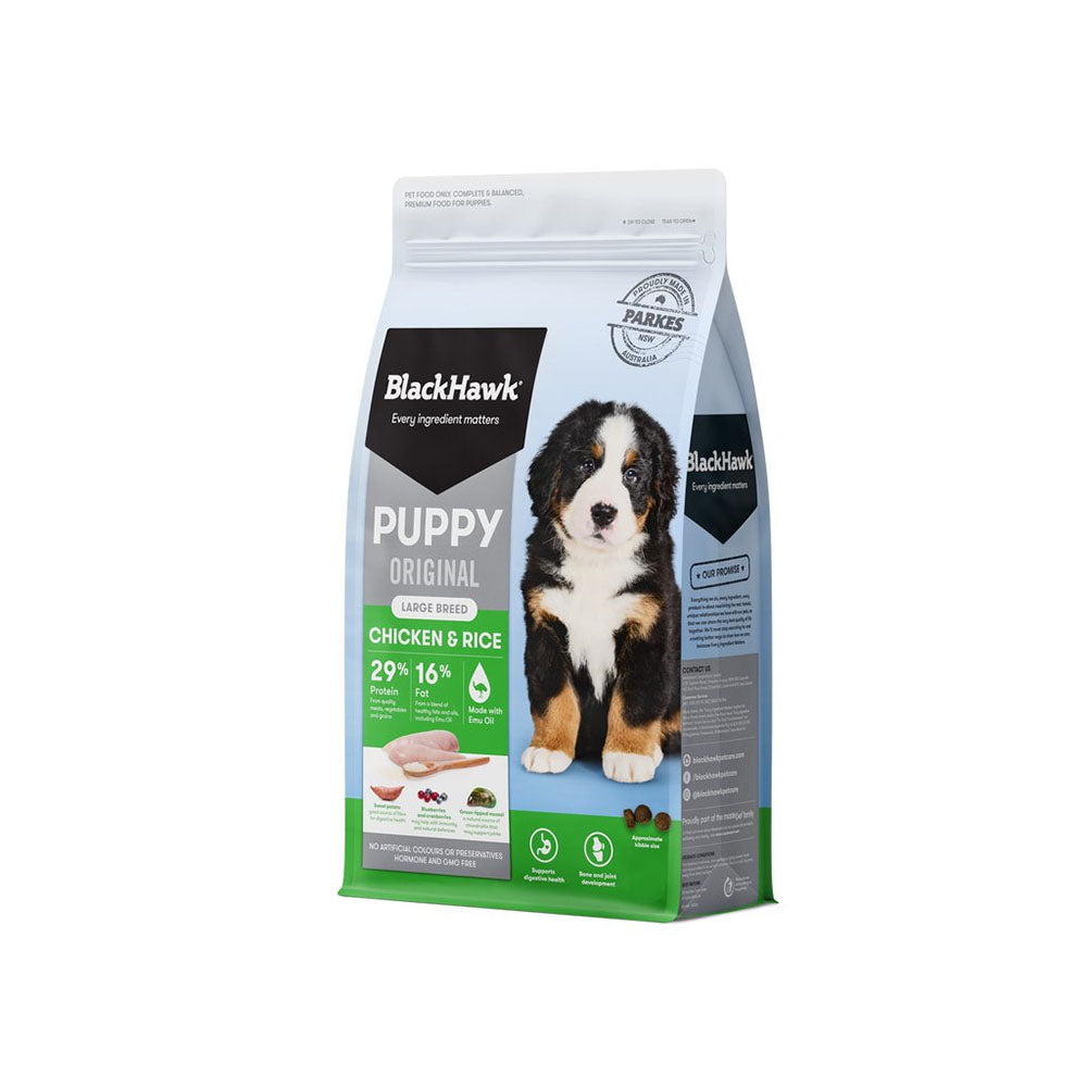BLACK HAWK Original Puppy Large Breed Chicken & Rice