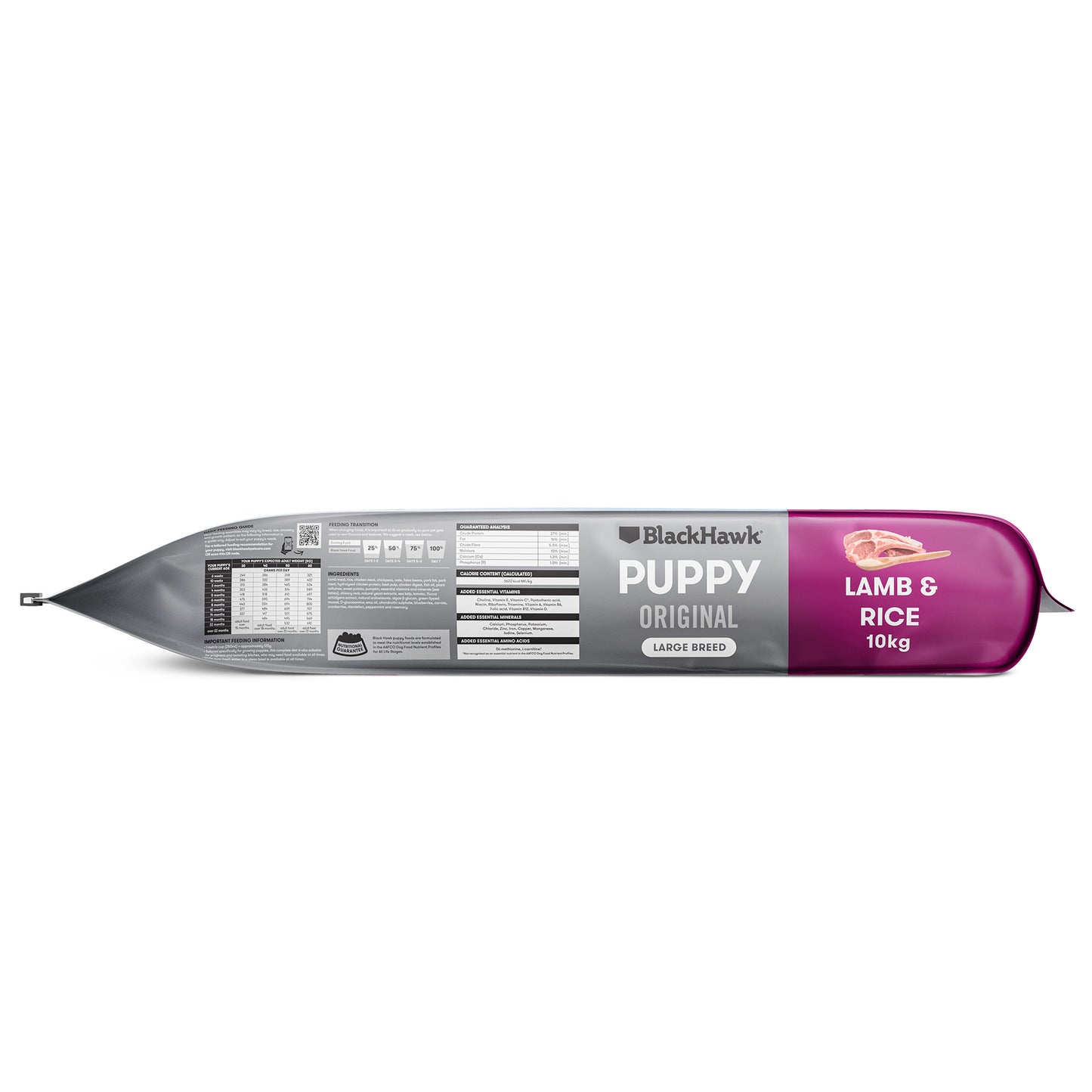 BLACK HAWK Original Puppy Large Breed Lamb & Rice