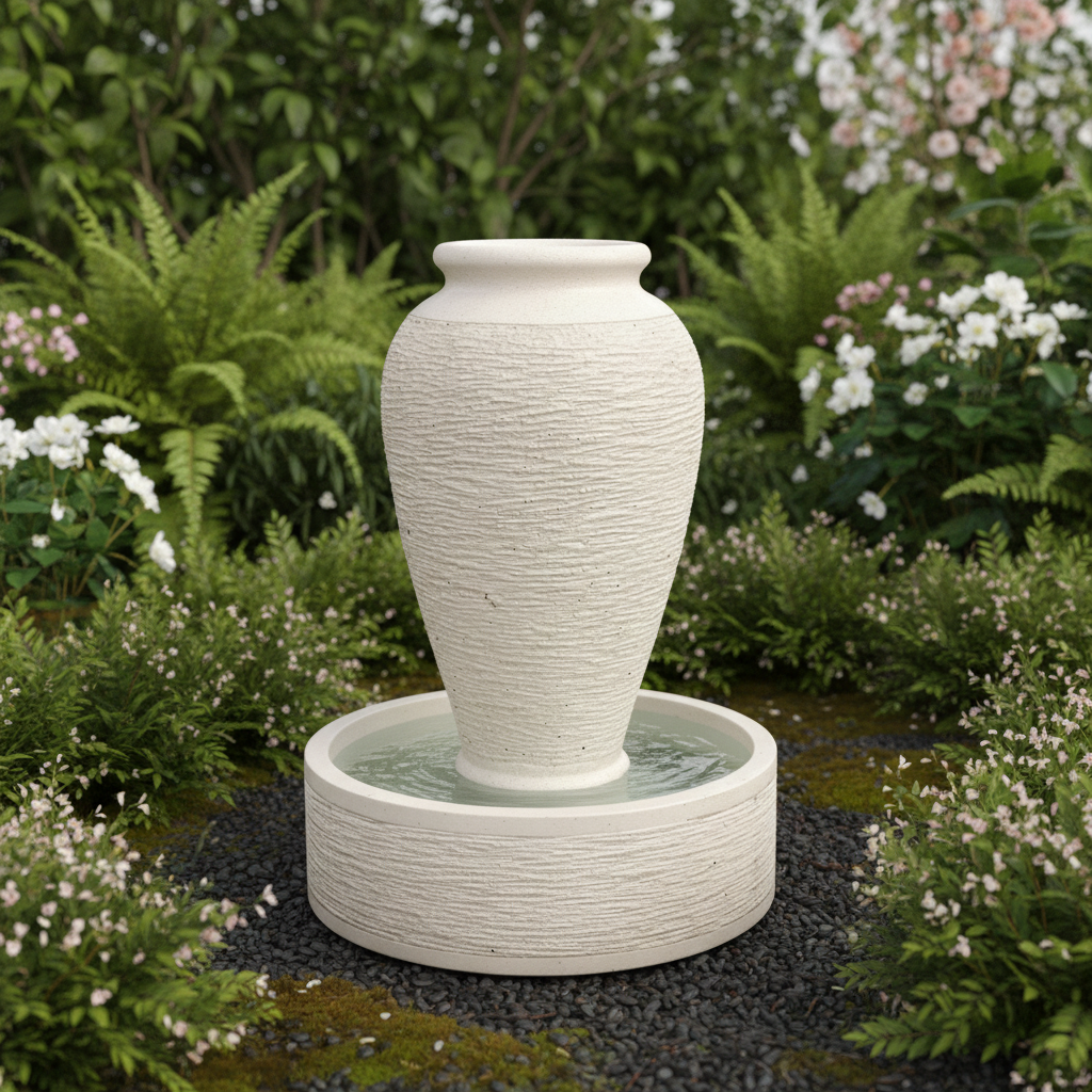 Vase Ripple Garden Water Feature