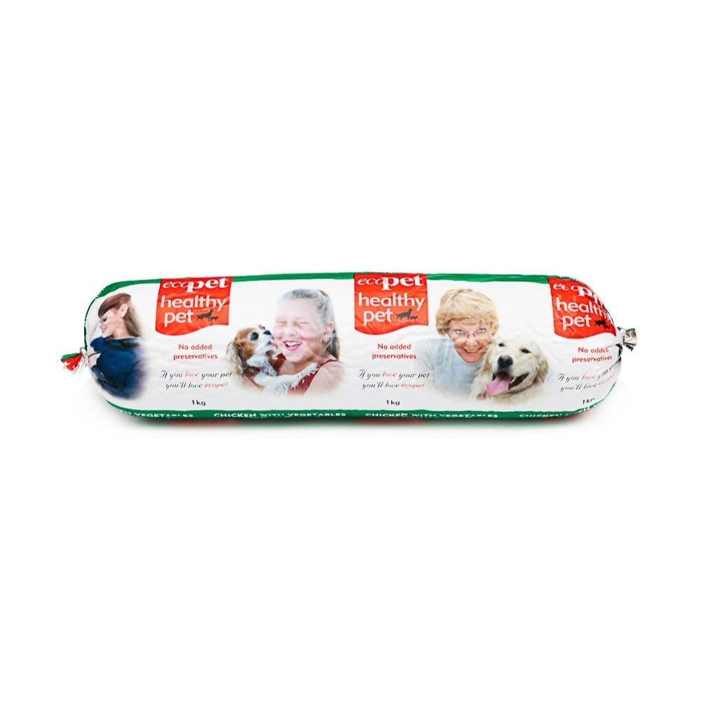 ECOPET Cooked Chicken & Vegetables Roll