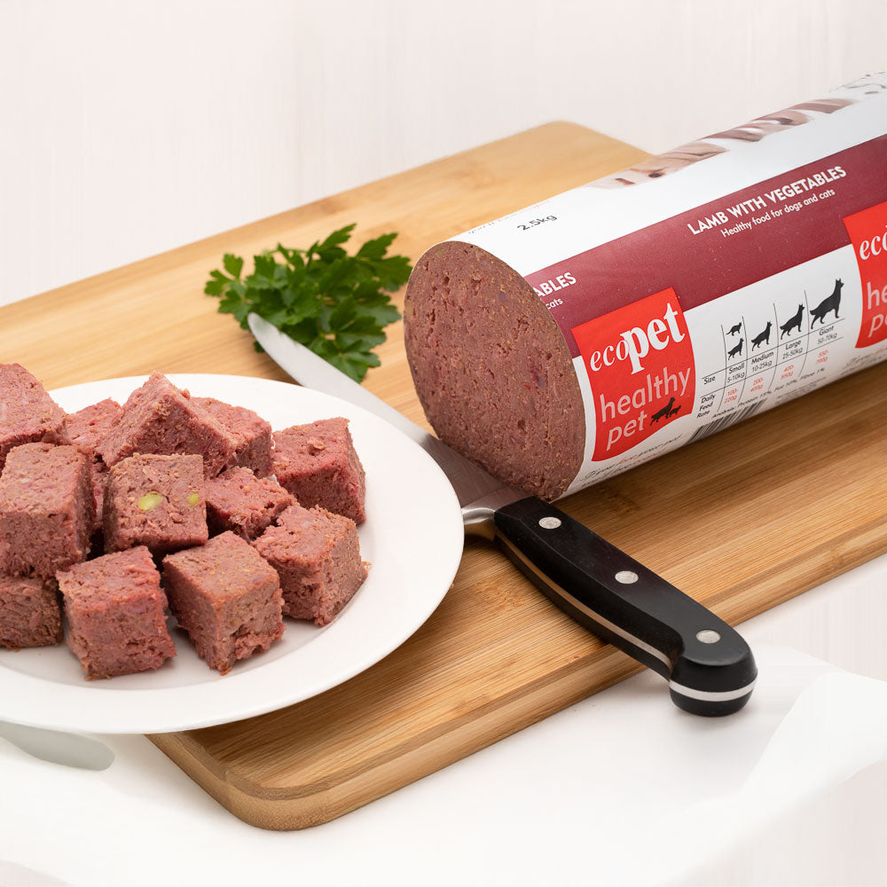 ECOPET Lamb & Vegetables Cooked Roll