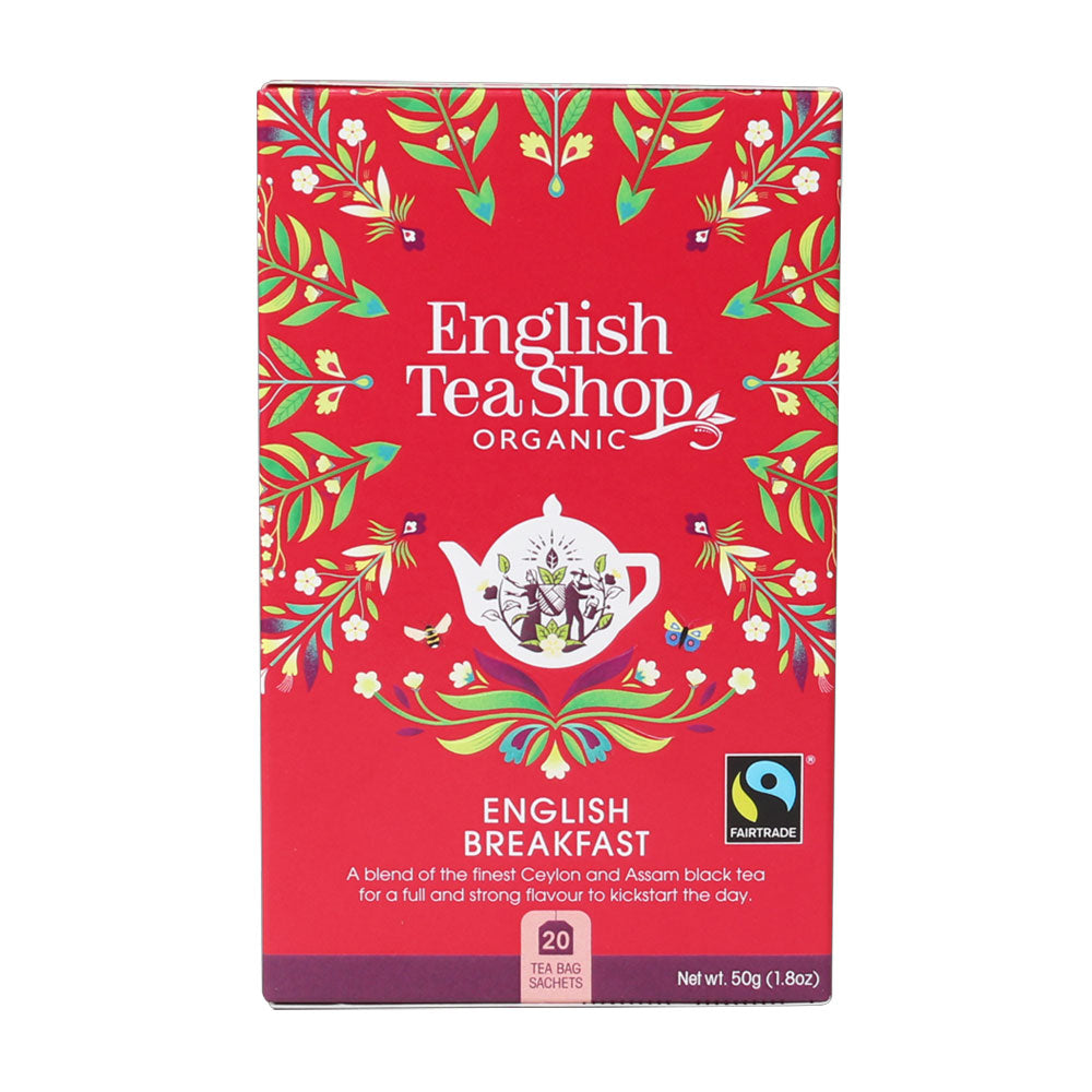 ENGLISH TEA SHOP Organic English Breakfast Teabags