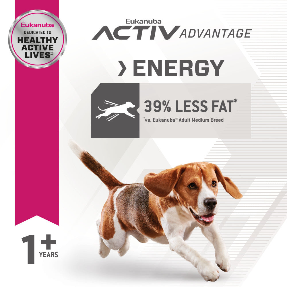EUKANUBA Adult Fit Body Medium Breed Dry Dog Food - 15kg