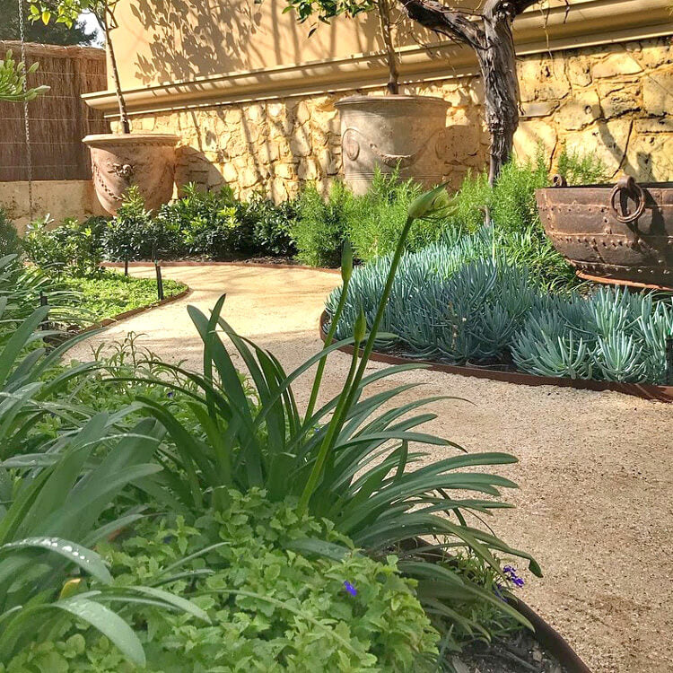 STRAIGHTCURVE Flexline Edging - Weathering Steel - 100mm