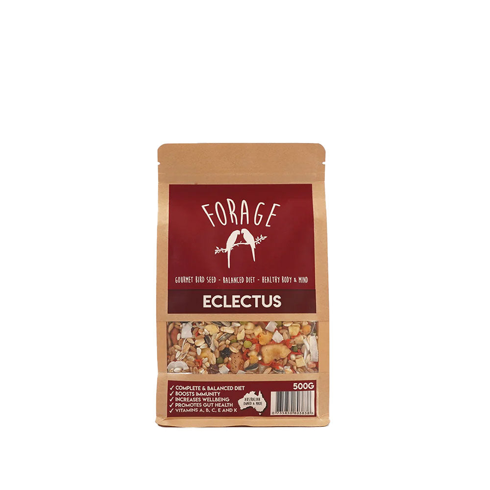FORAGE GOURMET BIRD SEED Eclectus