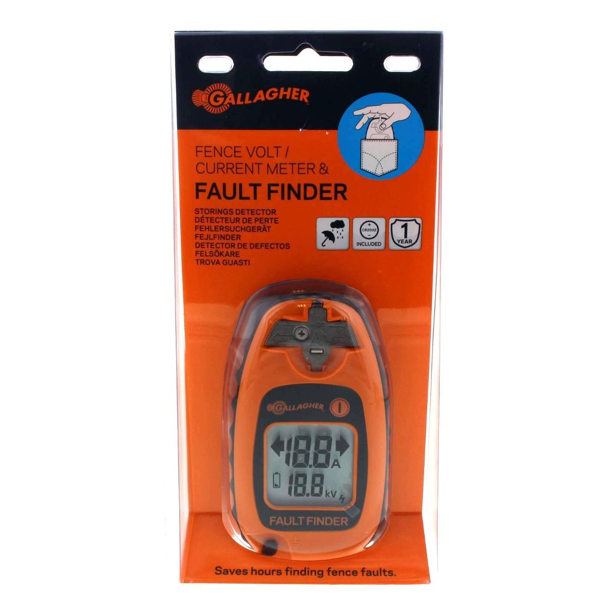 GALLAGHER Fence Volt/Current Meter & Fault Finder