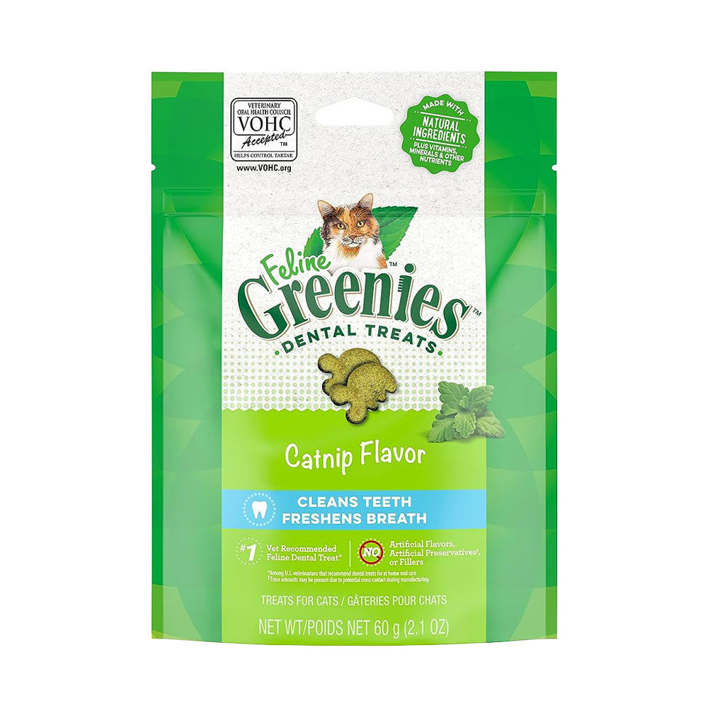 FELINE GREENIES Catnip Flavoured Dental Treats