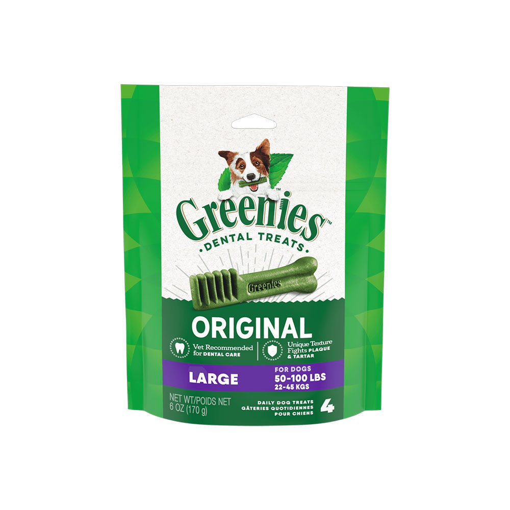GREENIES Original Large Dental Dog Treats For Dogs 22 - 45 kgs