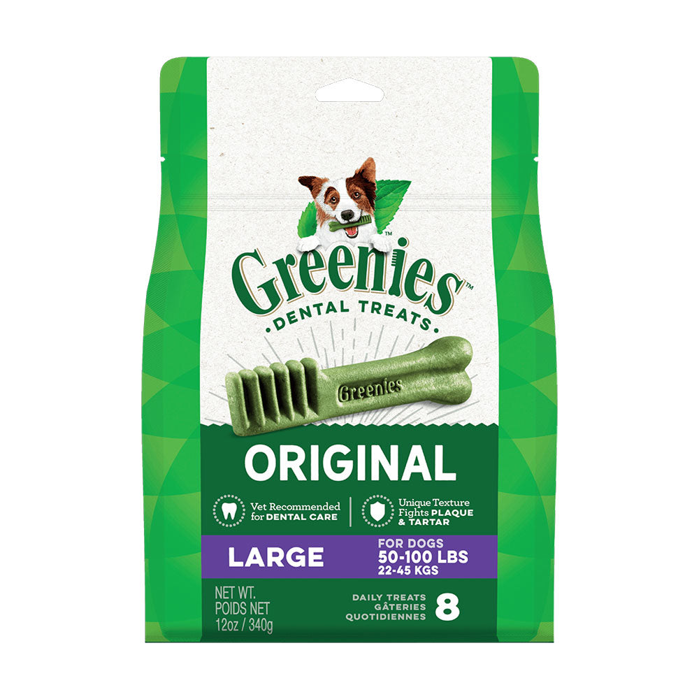 GREENIES Original Large Dental Dog Treats For Dogs 22 - 45 kgs