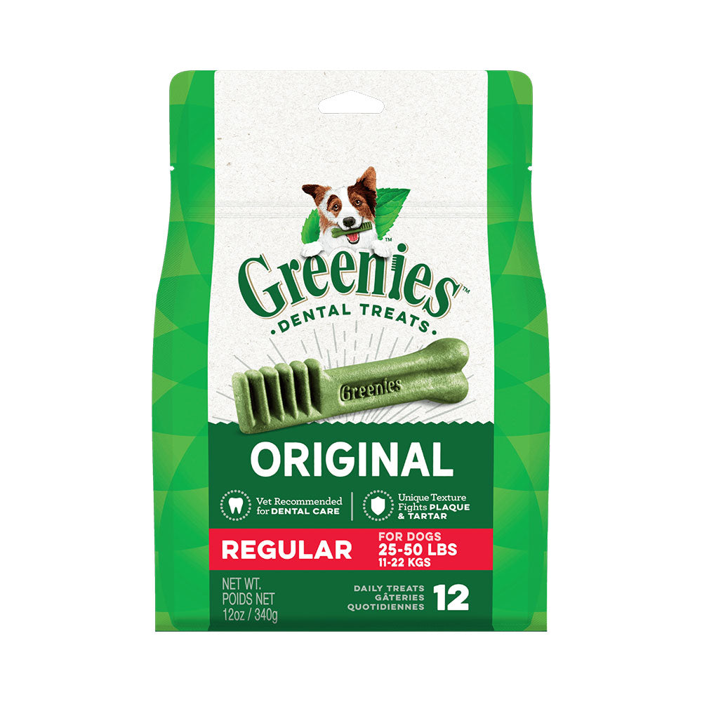 GREENIES Original Regular Dental Dog Treats For Dogs 11 - 22 kgs