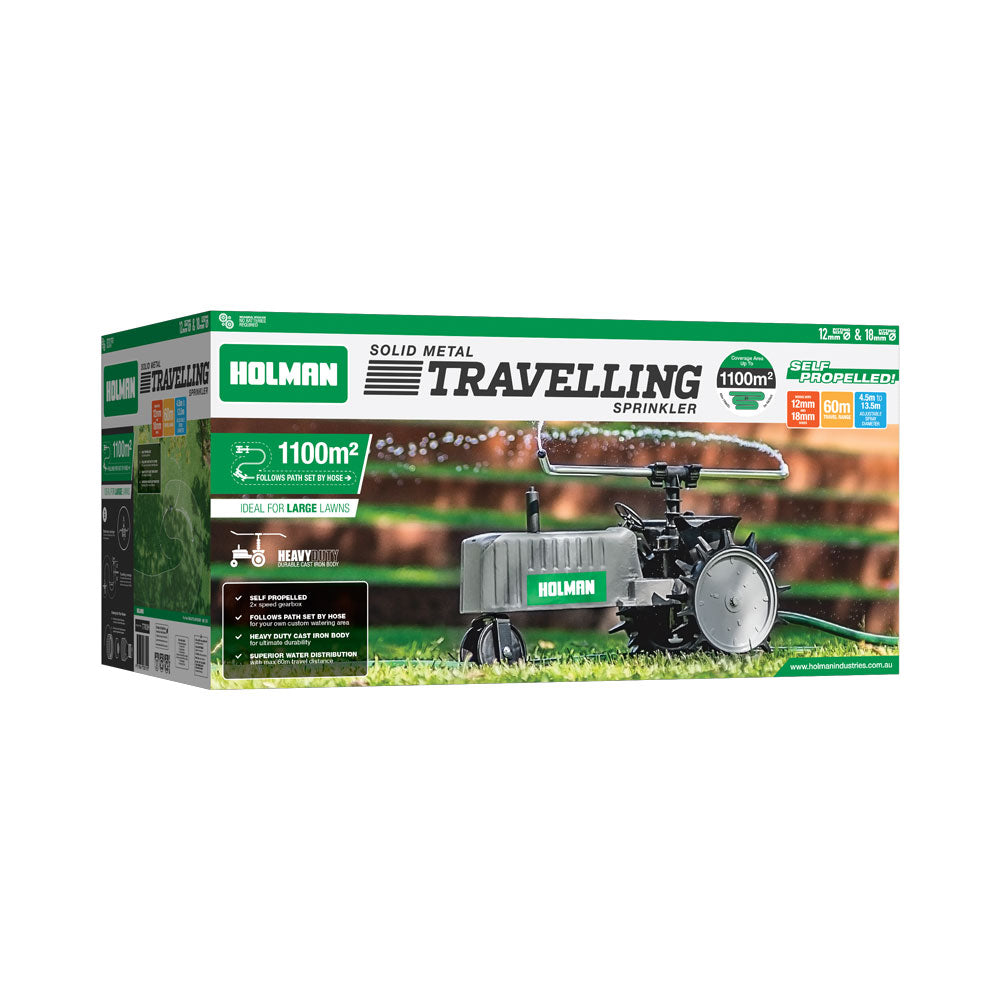 HOLMAN Solid Metal Travelling Sprinkler