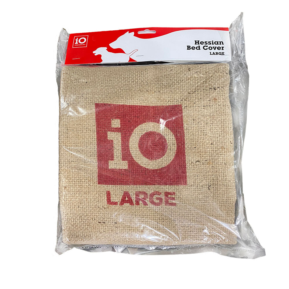 IO Fitted Hessian Bed Cover