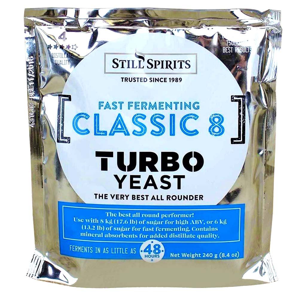 STILL SPIRITS Classic 8 Turbo - Yeast, Carbon & Clear - Complete Alcohol Making Kit