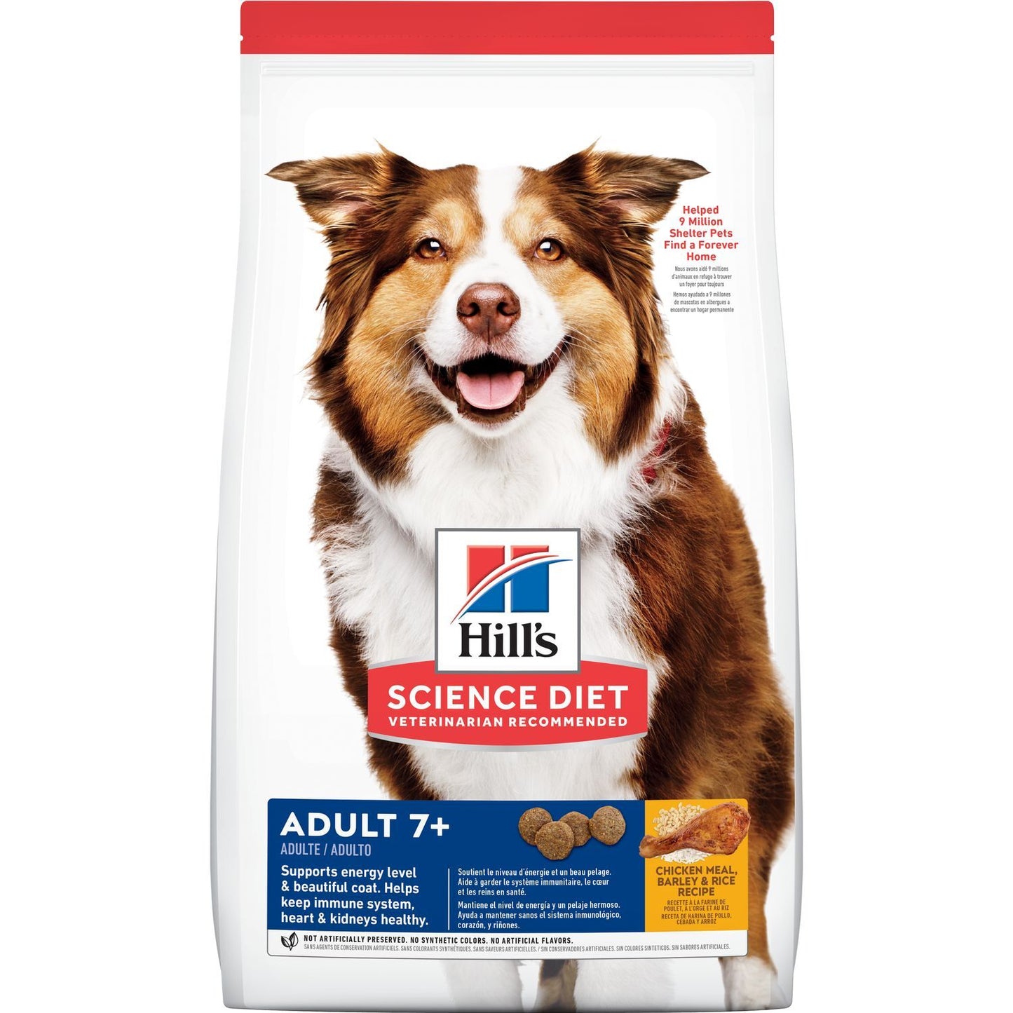 HILL'S Science Diet Adult 7+ Chicken Meal, Barley & Rice Recipe Dog Food - 3kg