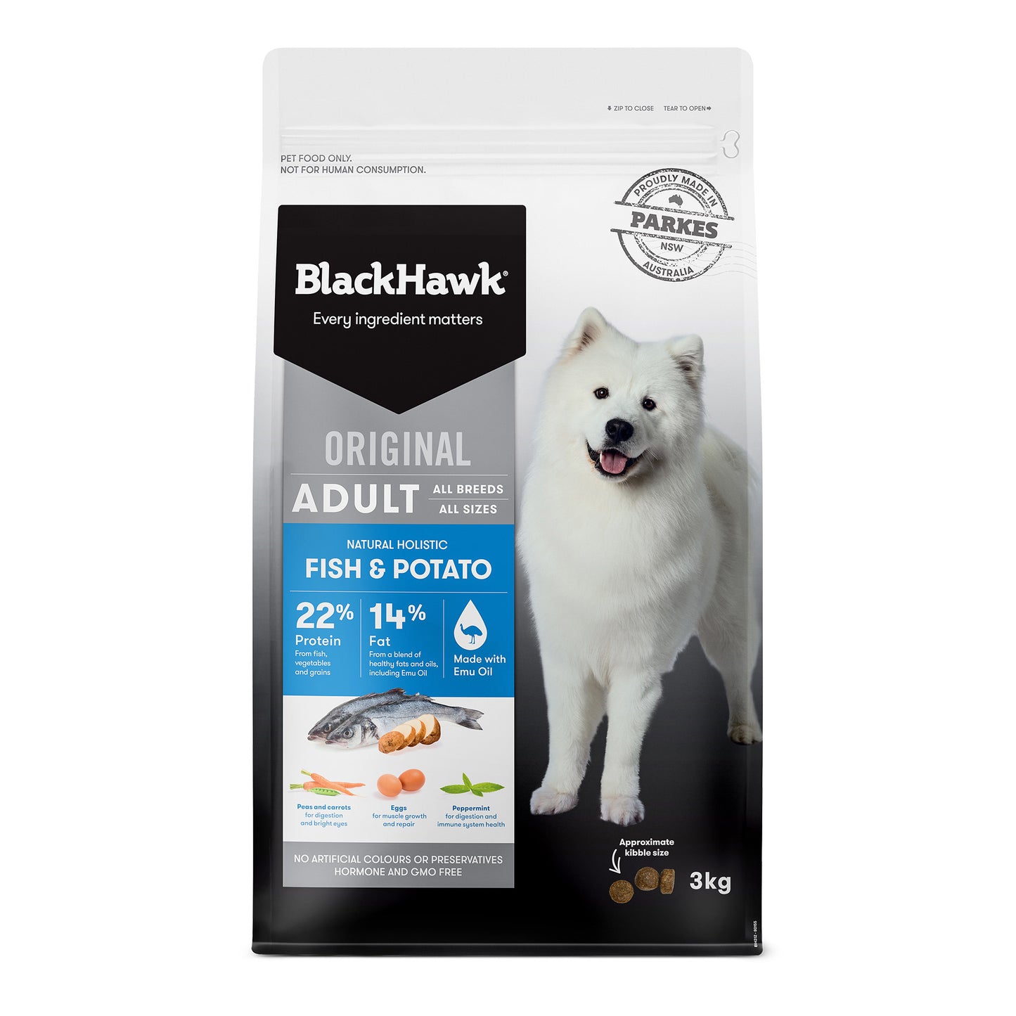 BLACK HAWK Original Adult Fish & Potato