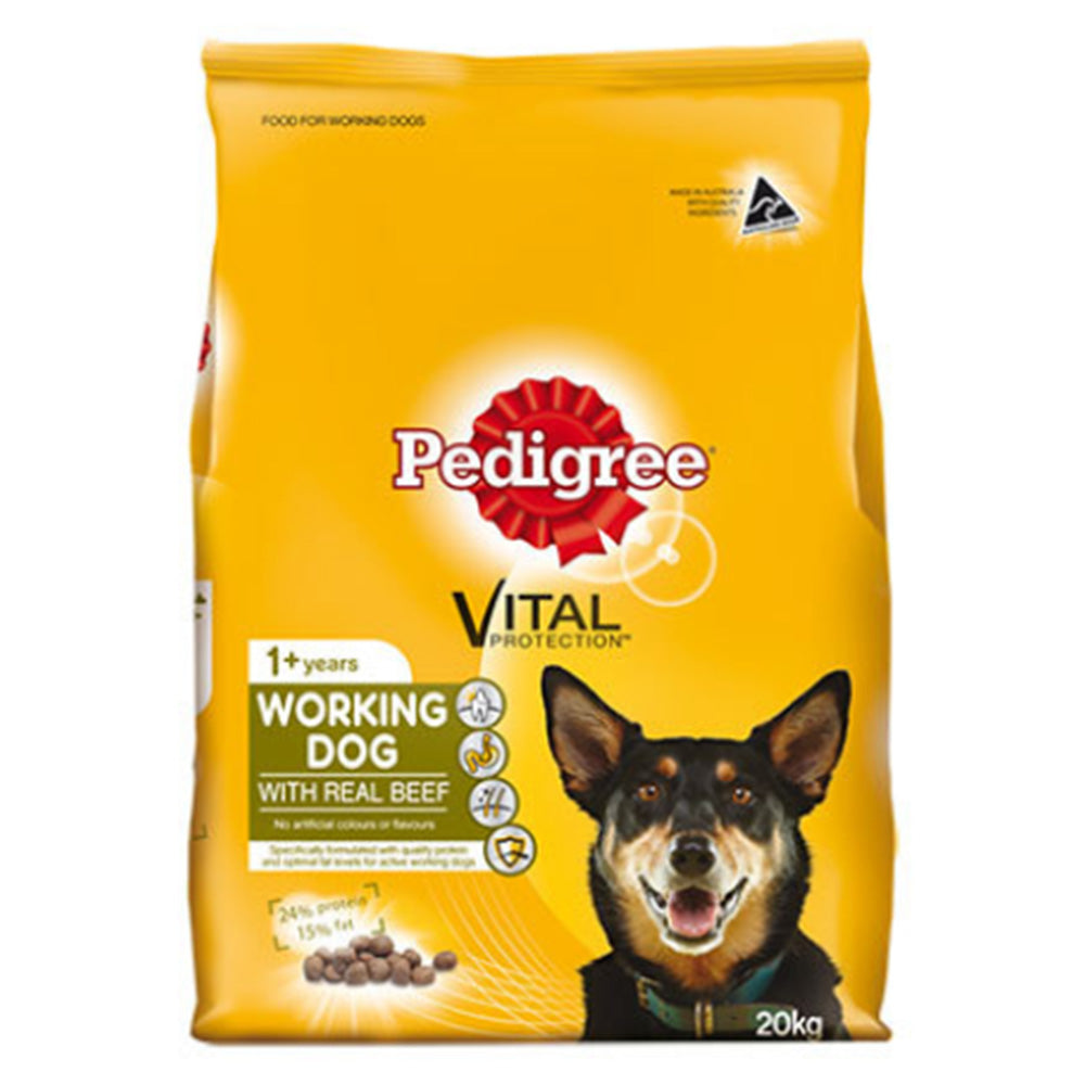 PEDIGREE Adult Working Dog Real Beef