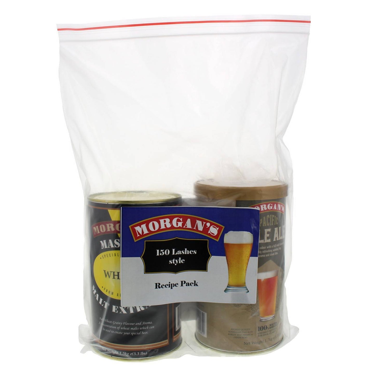 MORGAN'S Recipe Pack 150 Lashes Style All In One Beer Brewing Home Brew