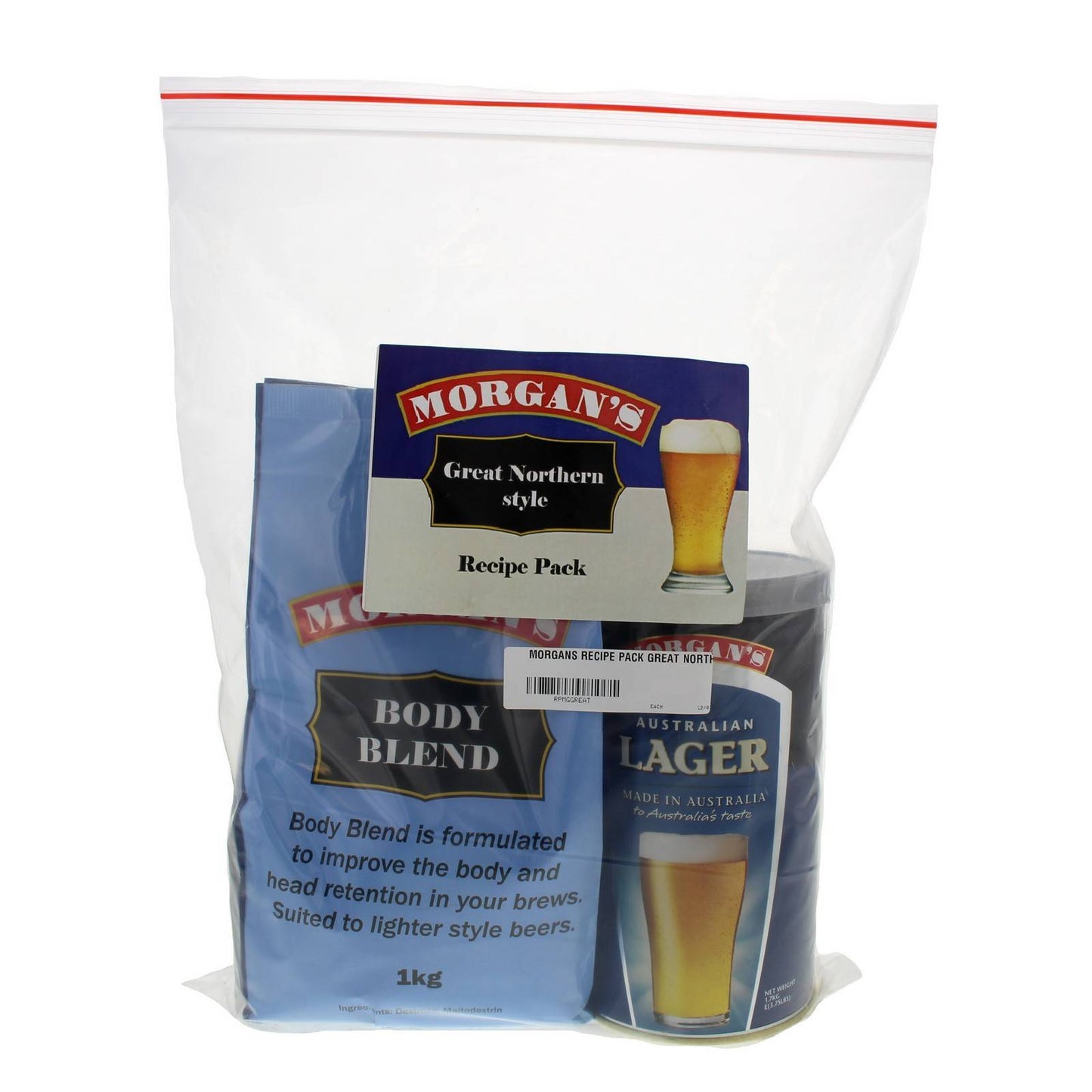 MORGAN'S Recipe Pack Great Northern Style All In One Beer Brewing Home Brew
