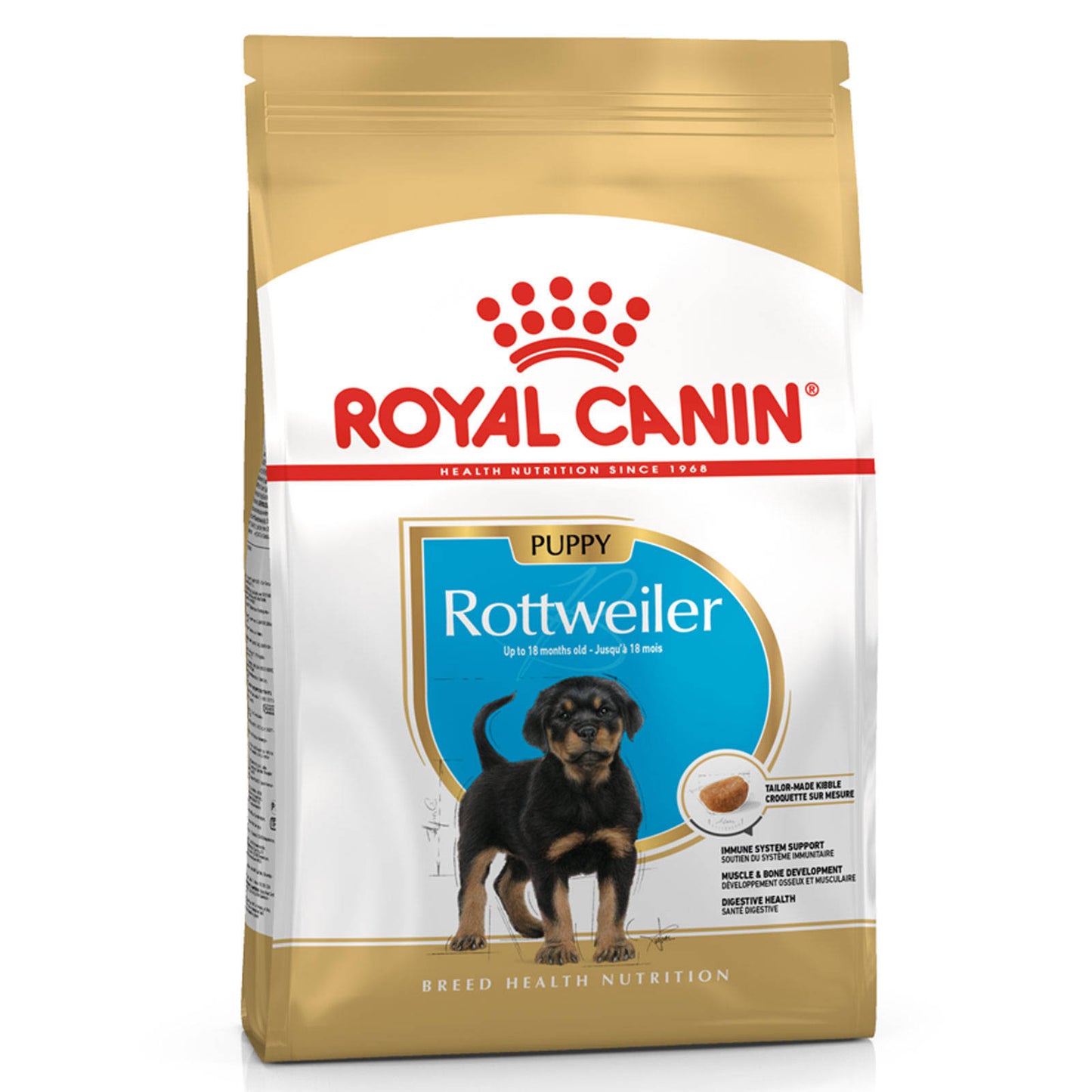 ROYAL CANIN Rottweiler Puppy Dry Dog Food - 12kg